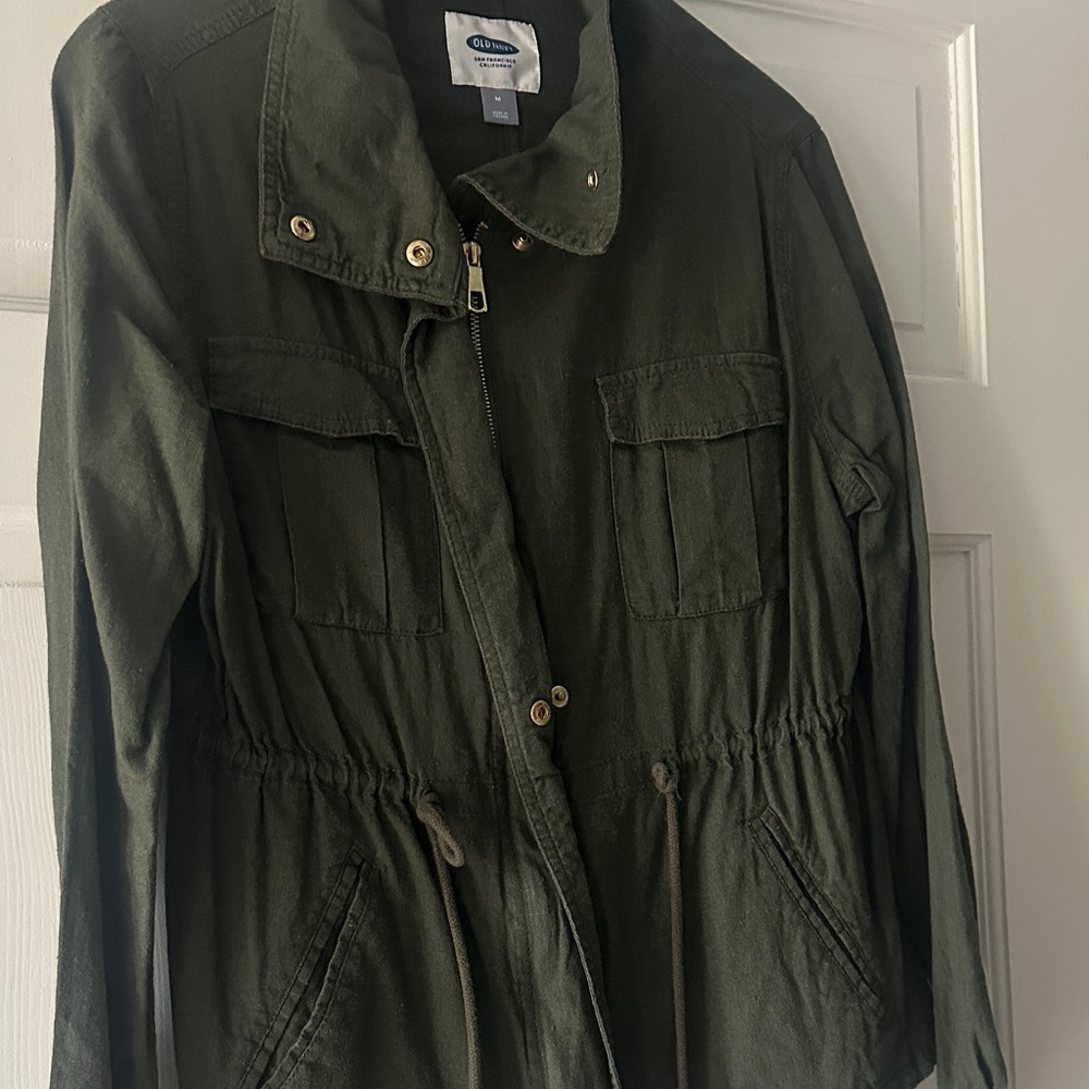 Old Navy Women's Olive Utility Jacket